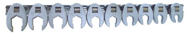 BATO Hanefods nøglesæt 3/8" 10 dele 10-19mm. (1284) BATO