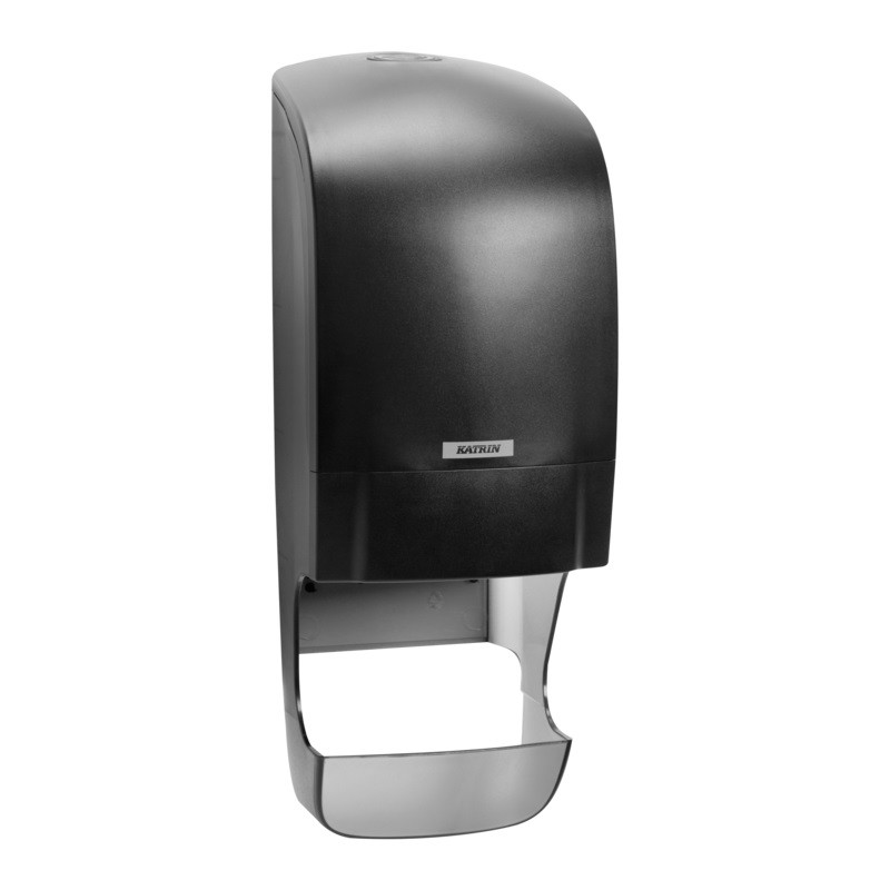 Katrin Dispenser Toiletpapir 2 rl Sort Alm ruller (92049) Katrin