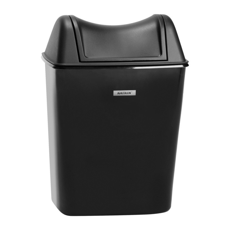 Katrin Affaldsspand 8 l Sort Med vippelag 260 x 240 x 170 mm (92223) Katrin
