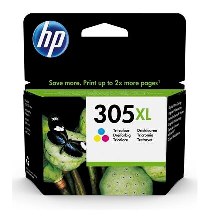 Blækpatron HP 3YM63AE No 305XL tri-color Diverse