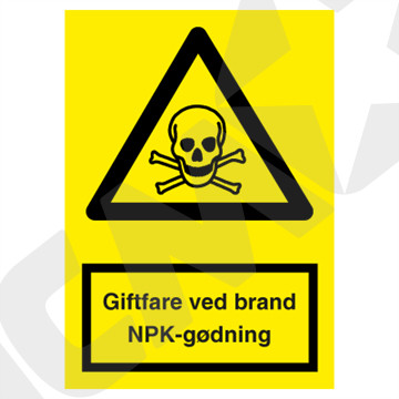 ICM A320PA4 Giftfare v. brand NPK gødning A4 (1120210) ICM Safety