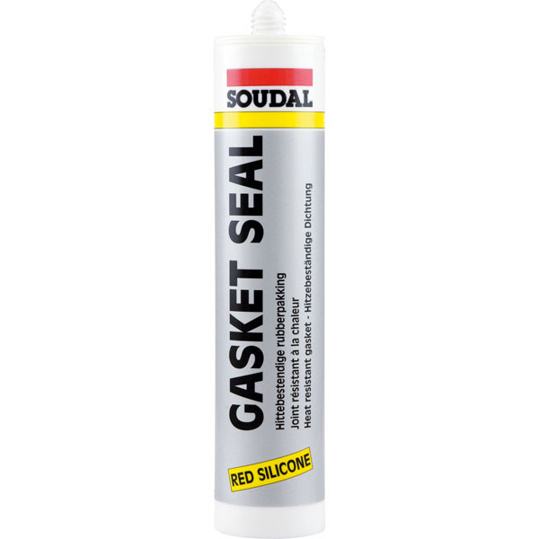 SOUDAL Gasketseal Siliconefugemasse 12st 310ml rød (103460) SOUDAL