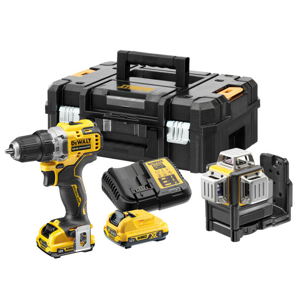 DeWALT 12V sæt m. skruemaskine