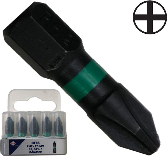BATO 1/4" Bits Torsion S4 slag Ph3 x 25m (48553) BATO