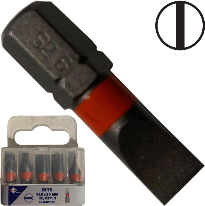BATO 1/4" Bits industri kærv 4