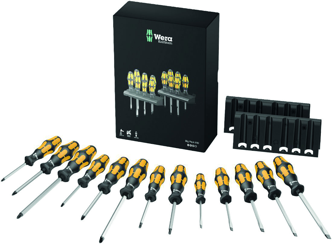 Wera Kraftform BIG PACK 900 Skruetrækkersæt (05133285001) Wera