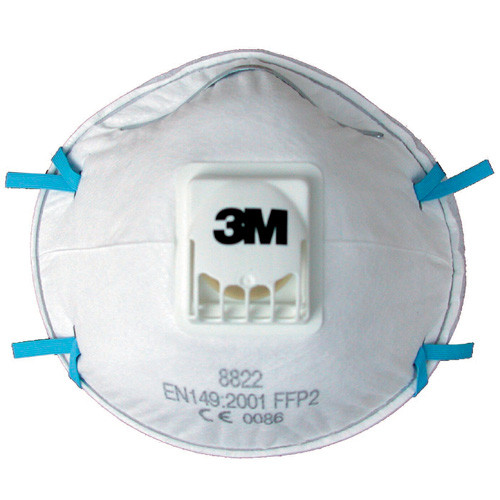 3M 8822 FFP2D m/ventil AAAA 10 stk (7126004) ICM Safety
