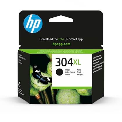 Blækpatron HP 304XL Sort N9K08AE OBS: Skaffevare Diverse