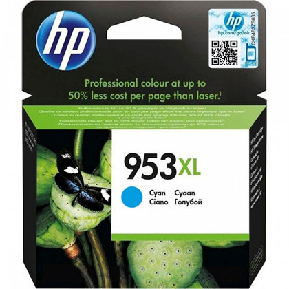 Blækpatron HP 953XL Cyan F6U16AE 1