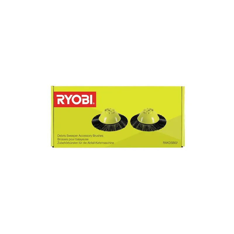Ryobi Børster fejemaskine 2 stk - 1x venstre børste og 1x højre børste - RAKDSB02 Ryobi