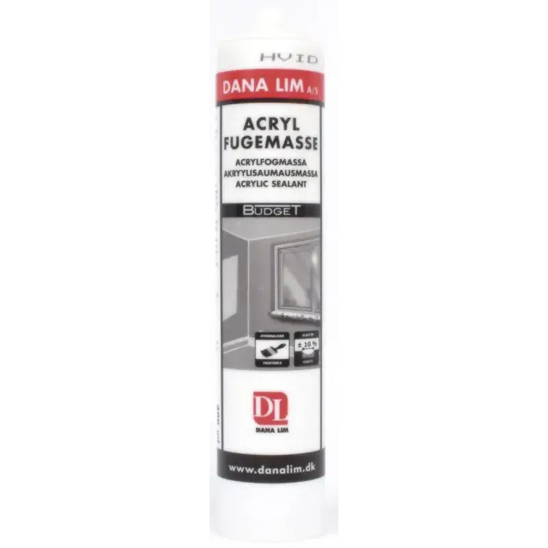 Danalim Acryl Fugemasse Hvid Dana Lim A/S