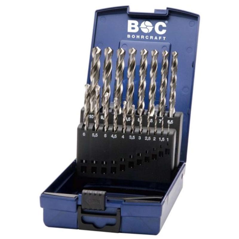 BOHRCRAFT Spiralborsæt KG13 HSS-G ABS-Box /1-13x0