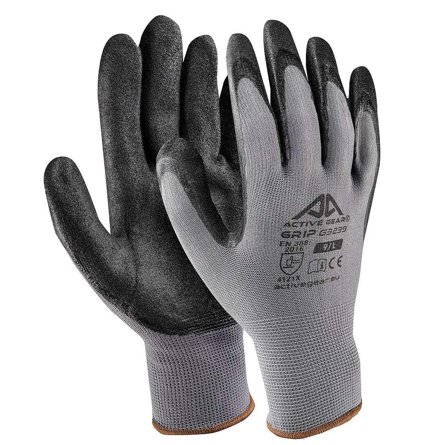 AG Arbejdshandske Black nitril Active GRIP - Str 11 Active Gear