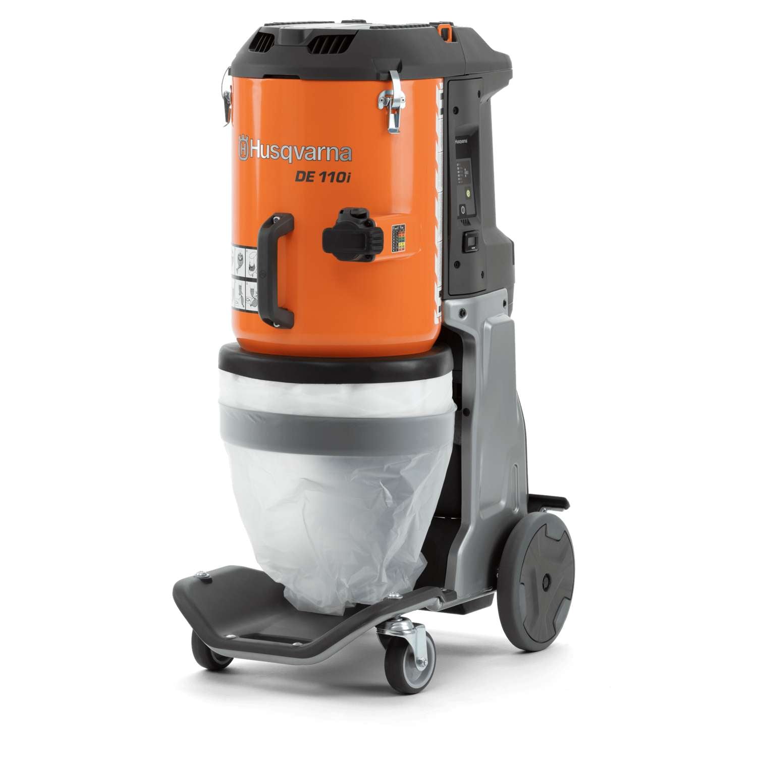 Husqvarna Akku industristøvsuger DE 110i "H" uden batteri og lader Husqvarna