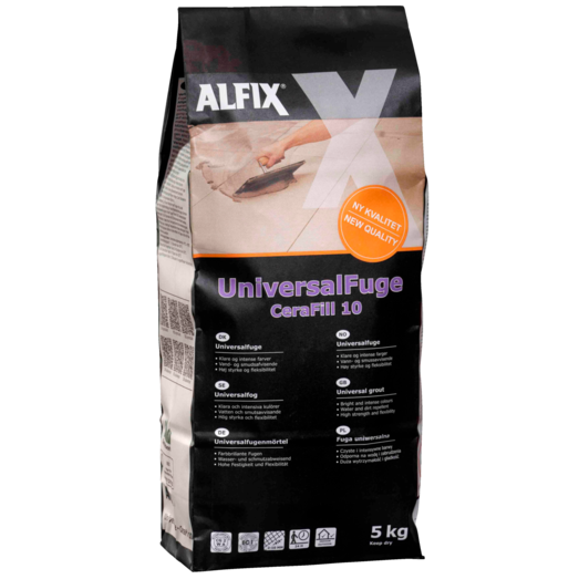 Alfix CeraFill 10 Colour flisefuge 5 kg stålgrå Alfix