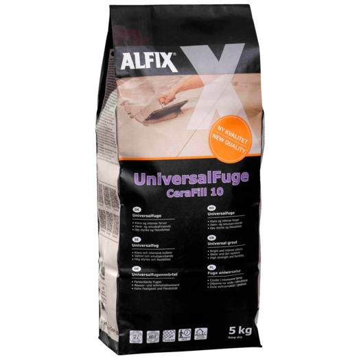 Alfix CeraFill 10 Colour flisefuge 5 kg grå Alfix