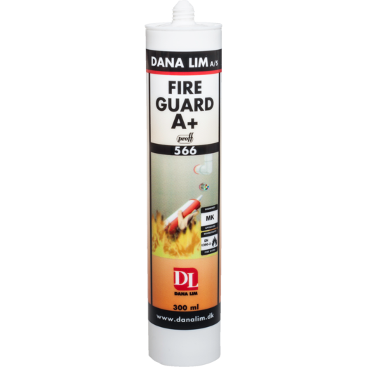 Dana fire guard A+ 566 hvid 300 mm Dana Lim