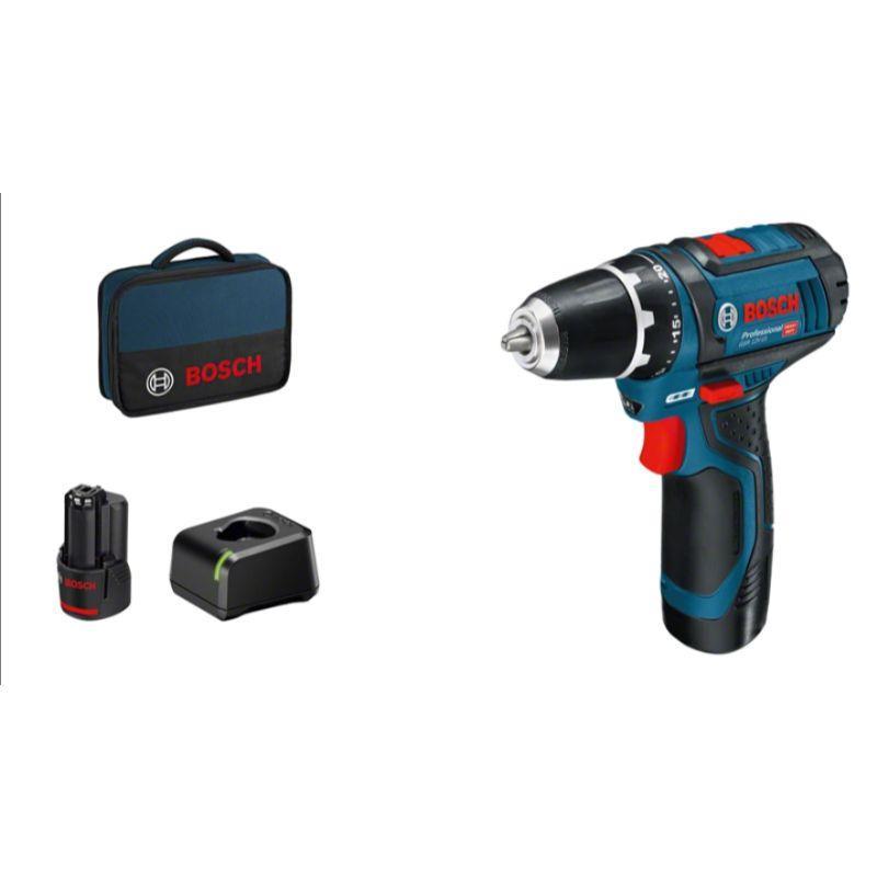 Bosch 12V Skruemaskine GSR 12V-15 2X2