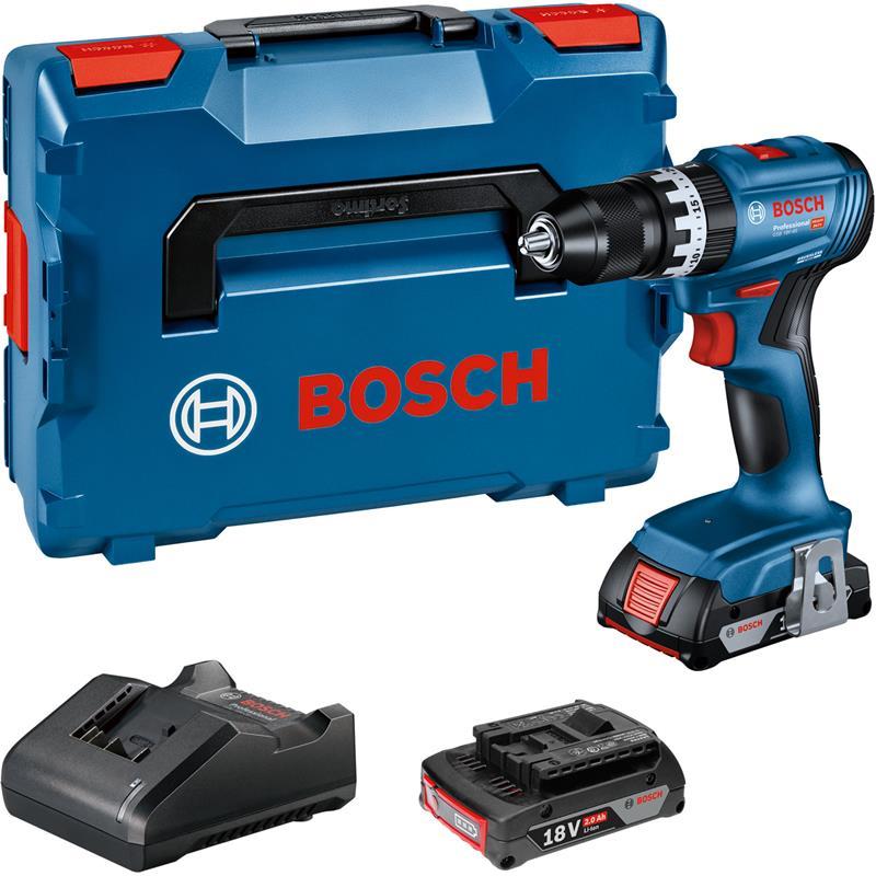 Bosch akku bore-/skruemaskine GSB 18V-45 2X2AH LC Professional Bosch