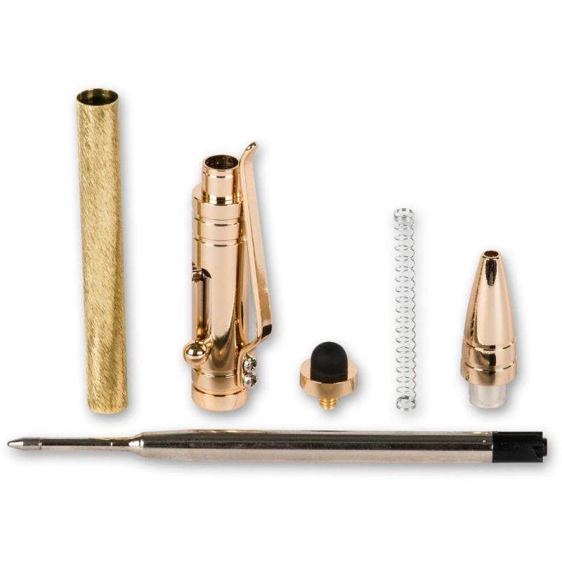 CraftProKits Bolt Action 24kt Guld Tec-Kuglepensæt Penn State Industries