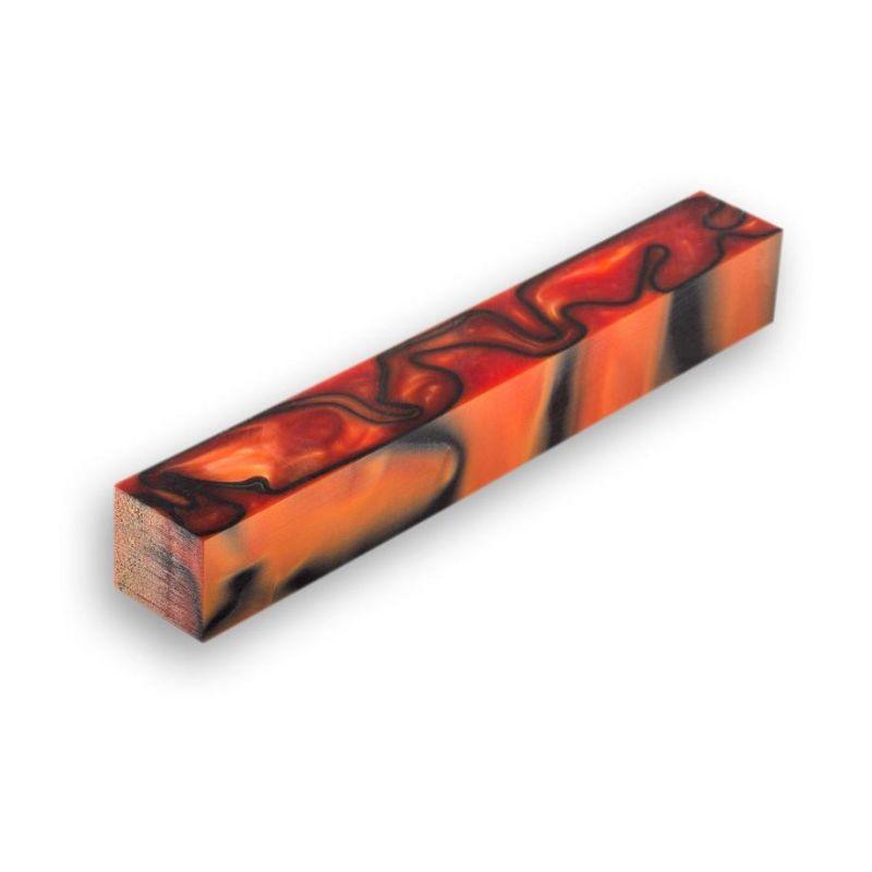 CraftProKits Firkantet Akrylblok - Bengal Tiger Axminster Woodturning