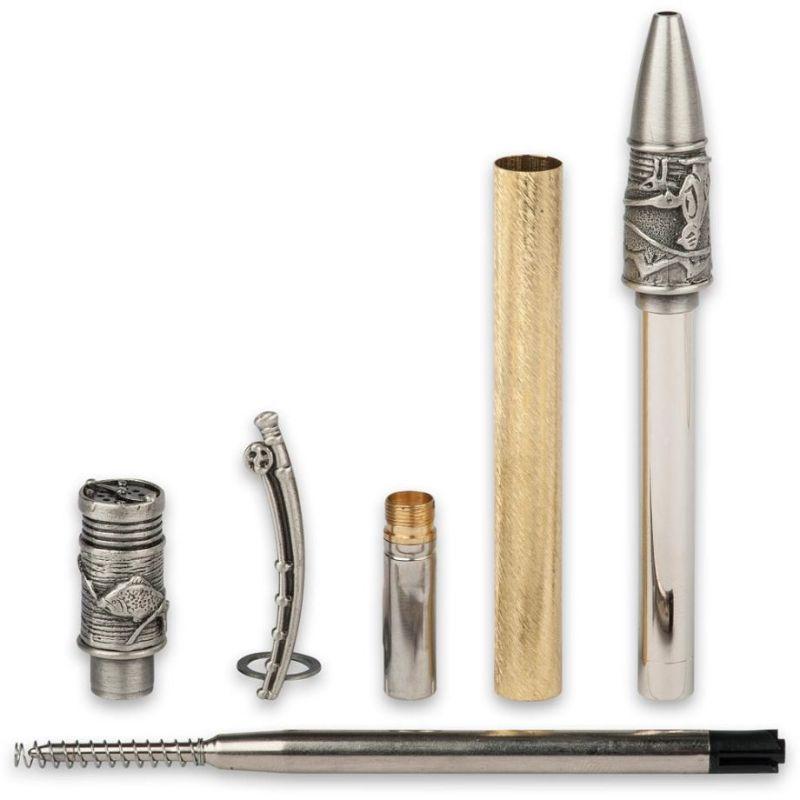 CraftProKits Fluefiskeri Antik Tin Twist Kuglepen Sæt Penn State Industries