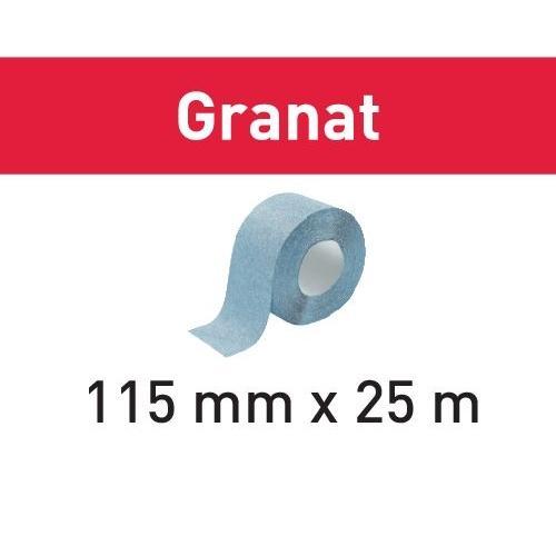 Festool sandpapir på rulle 115mm 25m GRANAT Festool