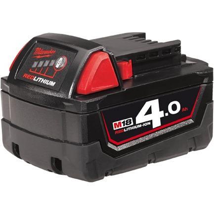 Milwaukee batteri M18 B4 Red Lithium-Ion 18V 4