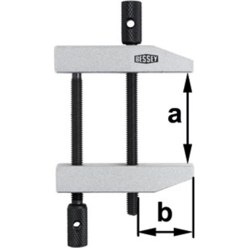 BESSEY Paralleltvinge 28 mm PA 36/19 Bessey