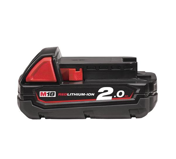 Milwaukee batteri M18B2 Red Lithium 18V 2
