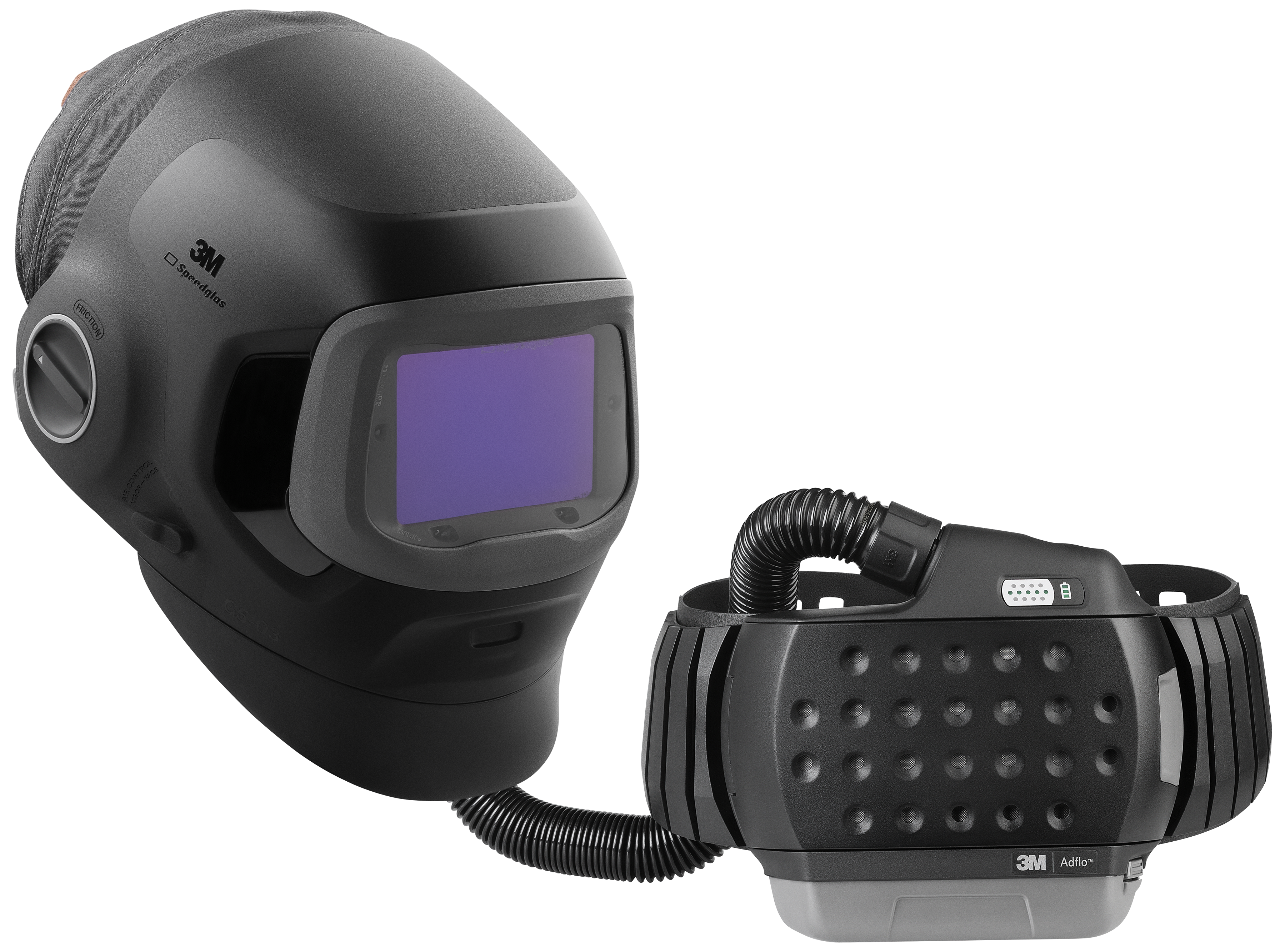 Sv.skærm G5-03 ProAir+kass. G5-01/03VC+AdFlo turbo 3Mâ¢ Speedglas