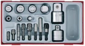 Adaptersæt 17 dele ttadp17 Teng tools