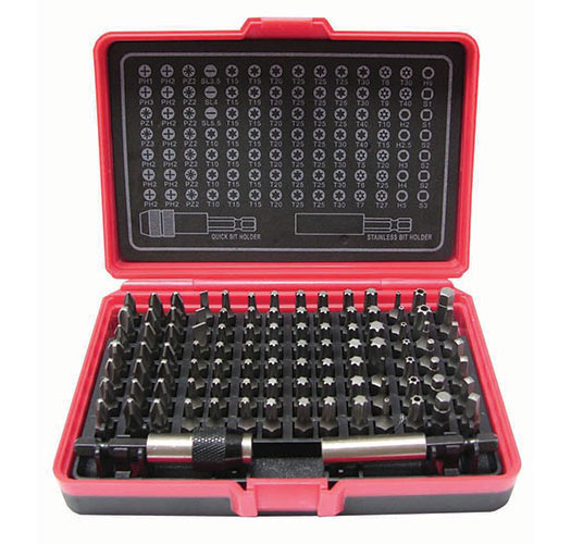 BATO 1/4" Bitssæt 100 dele. Bato