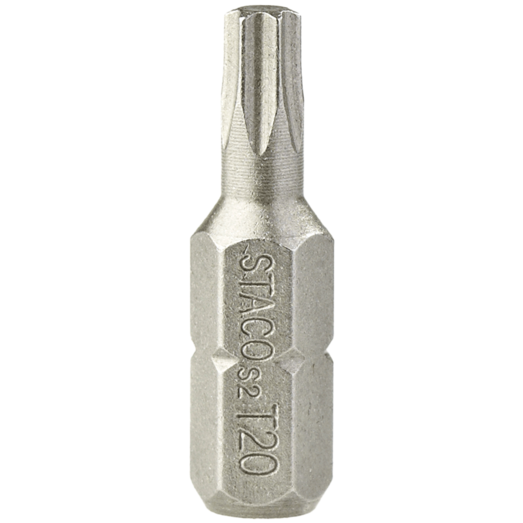 STACO 1/4" bits rustfri stål TX20 6 stk Staco