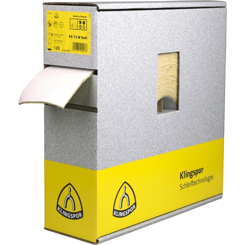 Klingspor PS 73 BWF Ruller Aktiv coated