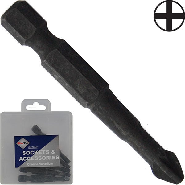 BATO 1/4" Bits Ph1 x50mm S3 Torsion Bato