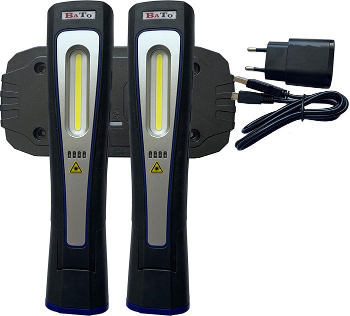 BATO WIRELESS arbejdslampe PAKKE 4. Bestående af varenr. 6546+6546+6550+6549 Bato